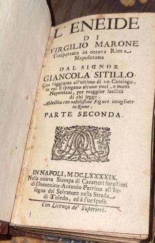 Publio Virgilio Marone - Eneide di Virgilio in napoletano - 1699