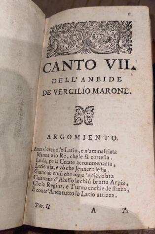 Publio Virgilio Marone - Eneide di Virgilio in napoletano - 1699