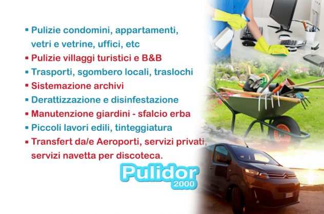 Pulidor 2000 Trapani , impresa di pulizia , sanificazione e servizi