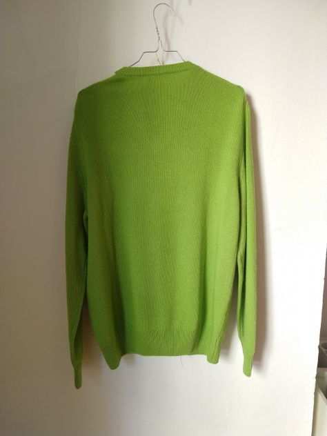 Pullover scollato a V, Cashmere e seta morbidissimo XL nuovo