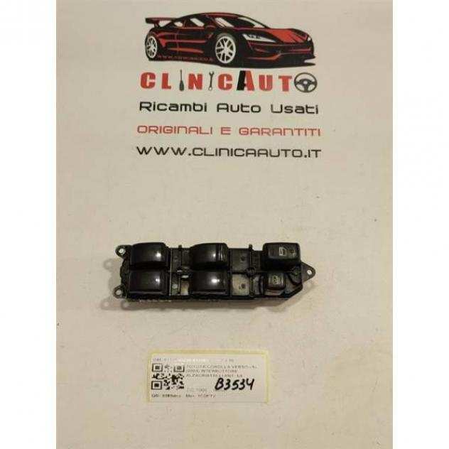 PULSANTIERA ANTERIORE SINISTRA TOYOTA Corolla Verso 2Acircdeg Serie 84040-44030 514569 1CDFTV (0409)