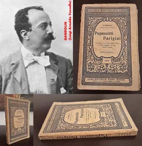 PUPAZZETTI PARIGINI, GANDOLIN, CASA EDITRICE FERD. BIDERI 1919.