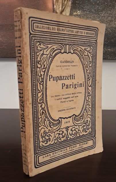 PUPAZZETTI PARIGINI, GANDOLIN, CASA EDITRICE FERD. BIDERI 1919.