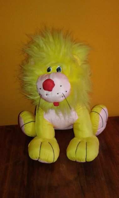 PUPAZZO  PELUCHE LEONE GIALLO