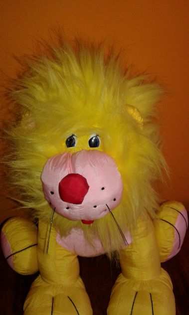 PUPAZZO  PELUCHE LEONE GIALLO