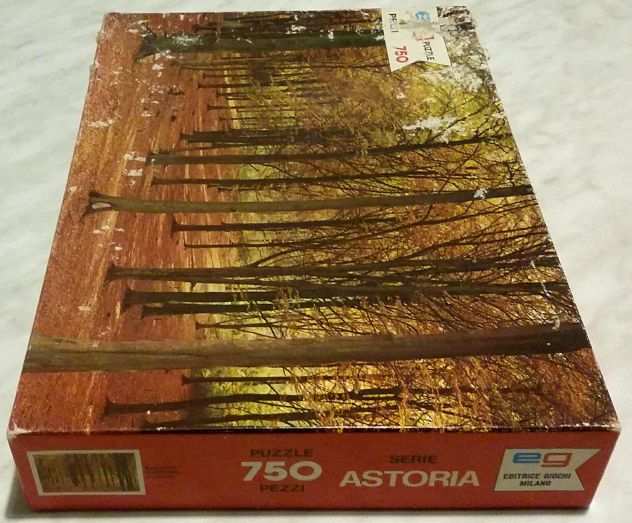 Puzzle Autunno 750 pezzi Serie Astoria cm.60x41 Editrice Giochi Milano