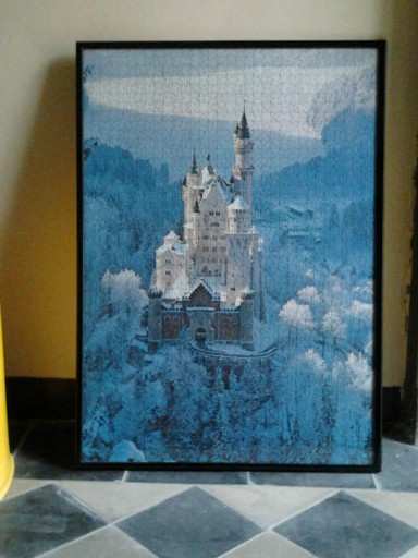 Puzzle castello di Neuschwanstein incorniciato