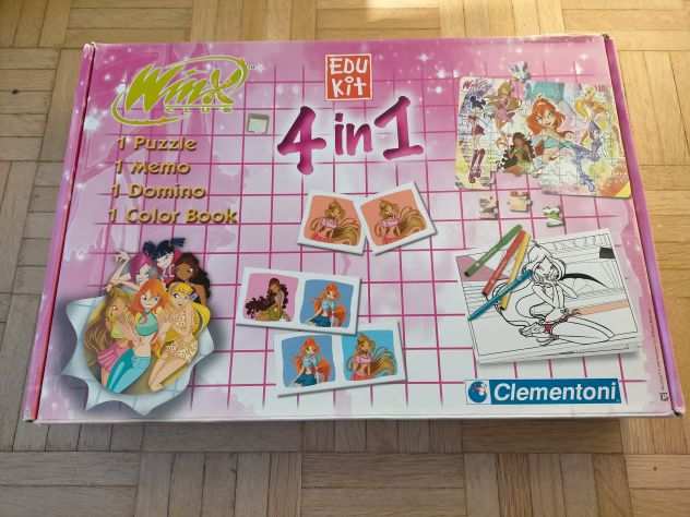 Puzzle Winx-memo-domino 2-4 anni