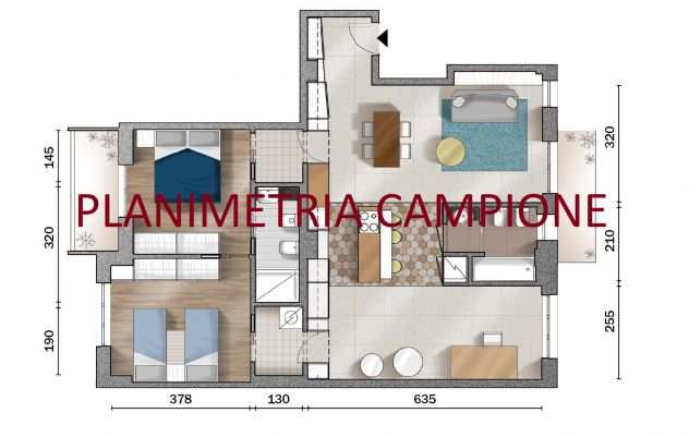 QUADRILOCALE ZONA SAN PAOLO 750 EURO