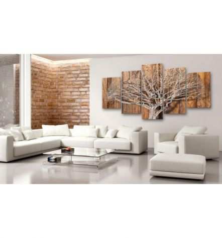 Quadro Albero Grigio 100x50 E 200x100 ARREDALACASA