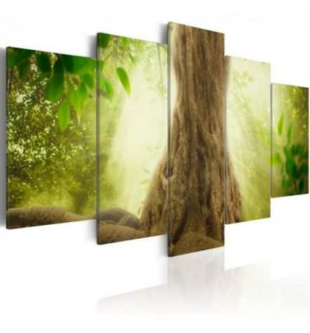 Quadro Albero Verde Chiaro 100x50 E 200x100 ARREDALACASA