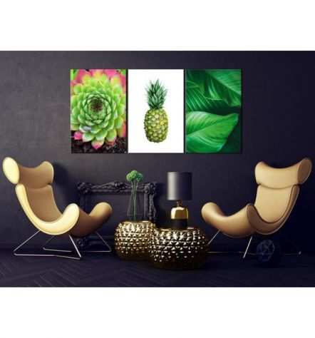 Quadro Ananas E Natura Cm. 120x60 - ARREDALACASA