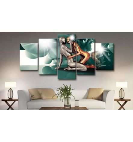 Quadro Bacio Alieno 100x50 E 200x100 ARREDALACASA