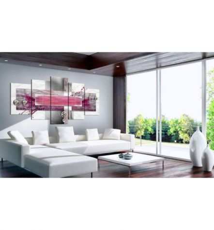 Quadro Con 4 Sfere - Rosa - 100x50 E 200x100 ARREDALACASA