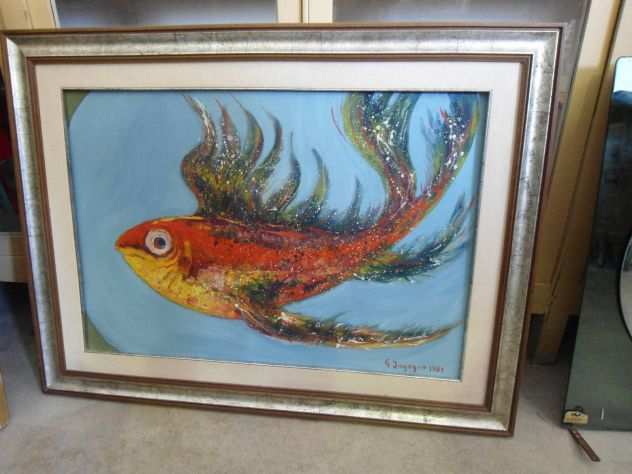 QUADRO CON PESCE