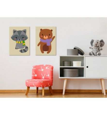 Quadro Fai Da Te Per Bambini N. 2 Arredalacasa Spedizione Gratis