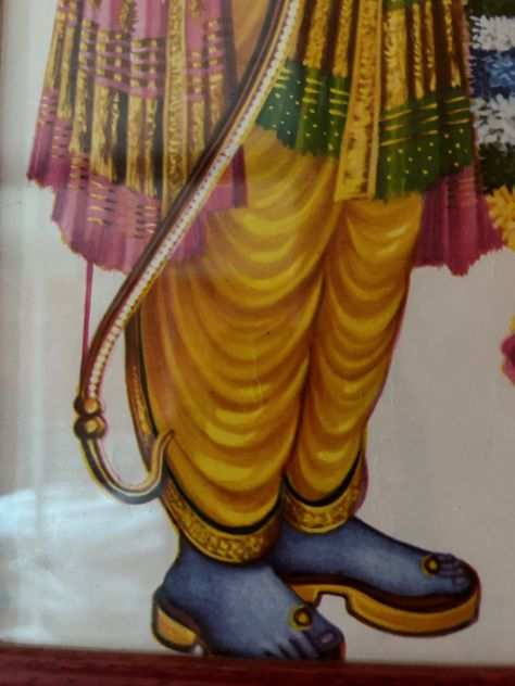 Quadro indiano Shiva e Parvati