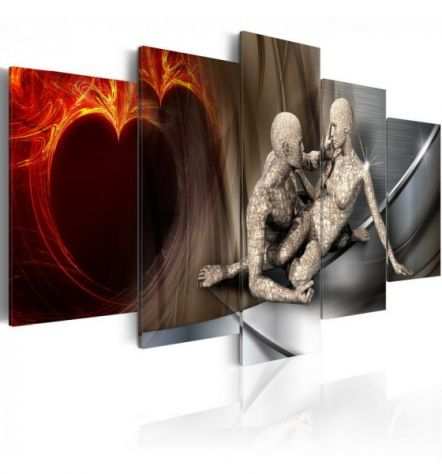 Quadro Innamorati Col Cuore 100x50 E 200x100 ARREDALACASA