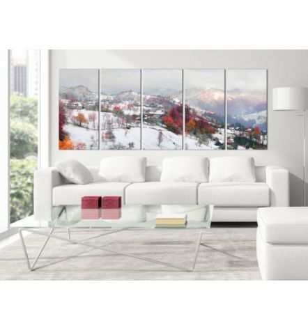 Quadro Montagna Innevata 200x80 E 225x90 ARREDALACASA