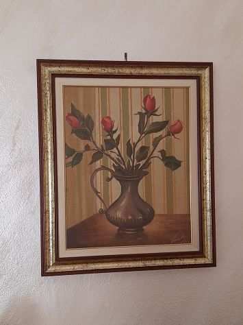 QUADRO OLIO SU TELA - Datato 1972