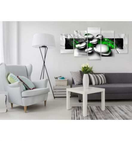 Quadro Pietre - Verde - 100x50 E 200x100 - ARREDALACASA