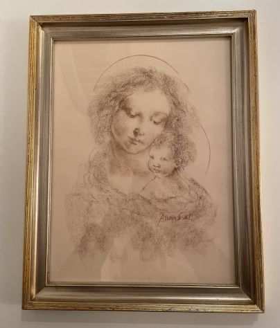 QUADRO quotMADONNA CON BAMBINOquot di ANNA PRATI