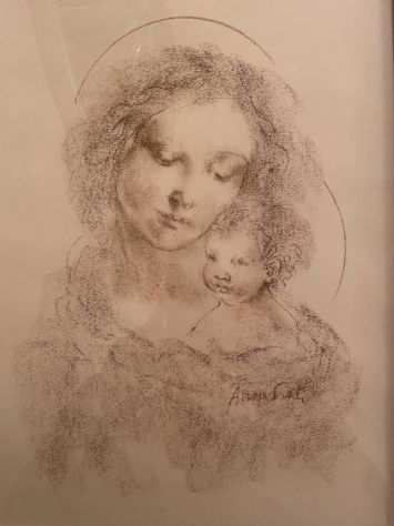 QUADRO quotMADONNA CON BAMBINOquot di ANNA PRATI