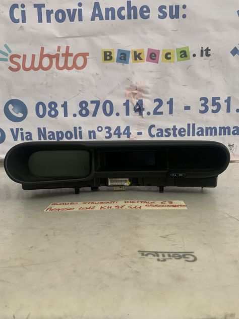 Quadro strumenti veglia digitale citroen c3 picasso 2012 555002081400