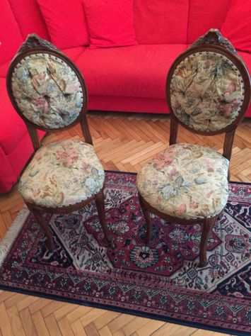 Quattro stupende sedie antiquariato