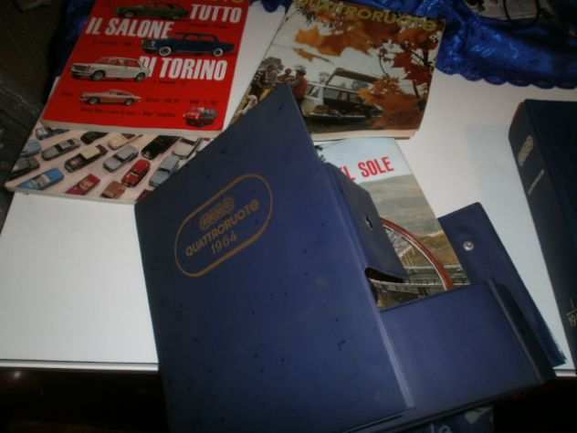 quattroruote annate 1961 al 1964 con raccoglitori originali