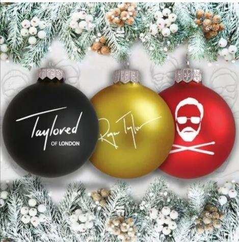 Queen - 3x Collectors Christmas Ornament Baubles - Taylored - Roger Taylor - Ornamento