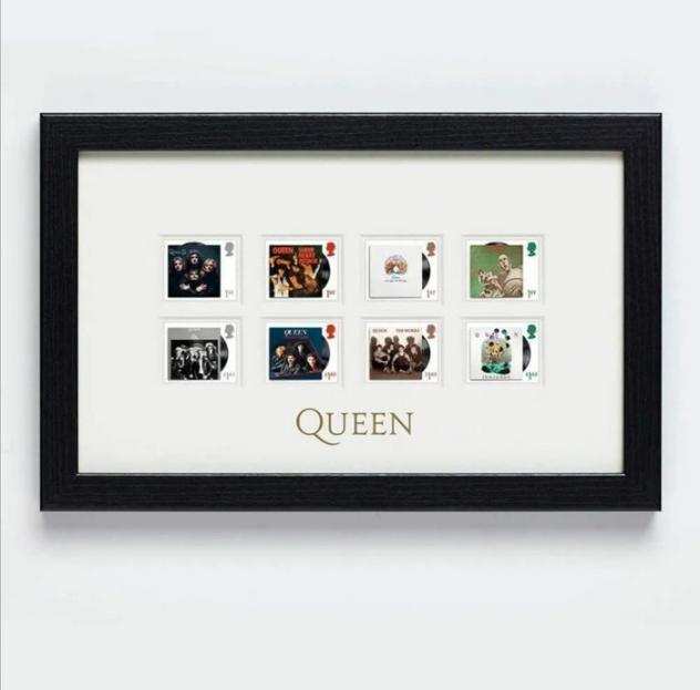 Queen - Album Covers - Framed Stamp Display - Royal Mail - Articolo memorabilia merce ufficiale - 20192019