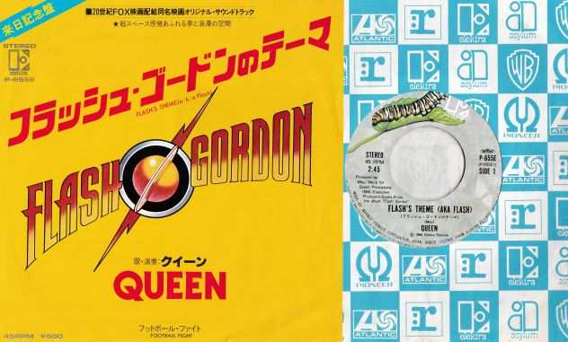 QUEEN - Flash Gordon Theme (Aka Flash) 7quot  45 giri 1980 Japan Elektra