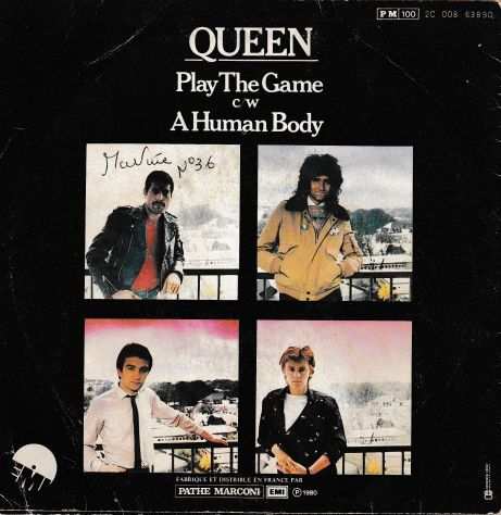 QUEEN - Play The Game - 7quot  45 giri 1980 EMI