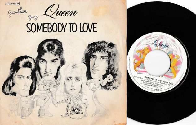 QUEEN - Somebody To Love - White Man - 7quot  45 giri 1976 EMI