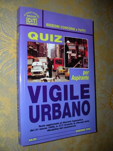 QUIZ PER ASPIRANTE VIGILE URBANO