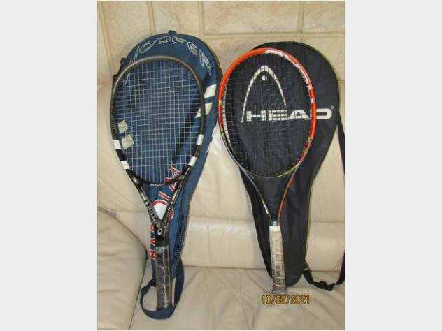 racchette da tennis Wilson,Head,ecc.LottoBlocco Wilson head Usato