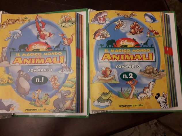Raccolta completa di 26 VHS2 Sommari IL MAGICO MONDO DEGLI ANIMALI DISNEY