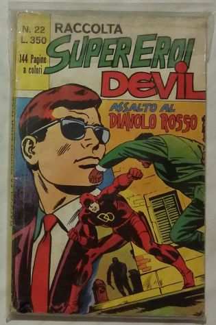 RACCOLTA Super Eroi Devil N.22 dellaprile 1974 - Editoriale Corno perfetto