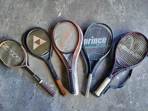 Rachette tennis varie marche usate