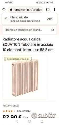 Radiatore Equation in acciaio
