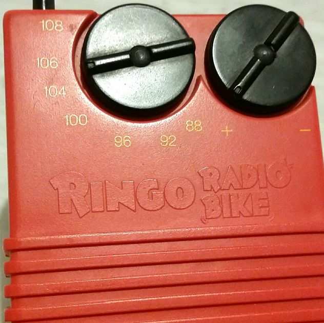 Radio FM Portatile Vintage Ringo Radio Bike Pavesi anni 90 perfetta