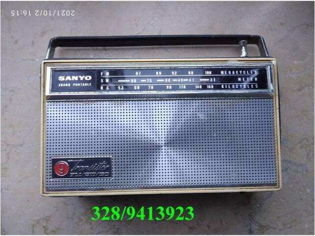Radiolina transistor vintage Sanyo Usato