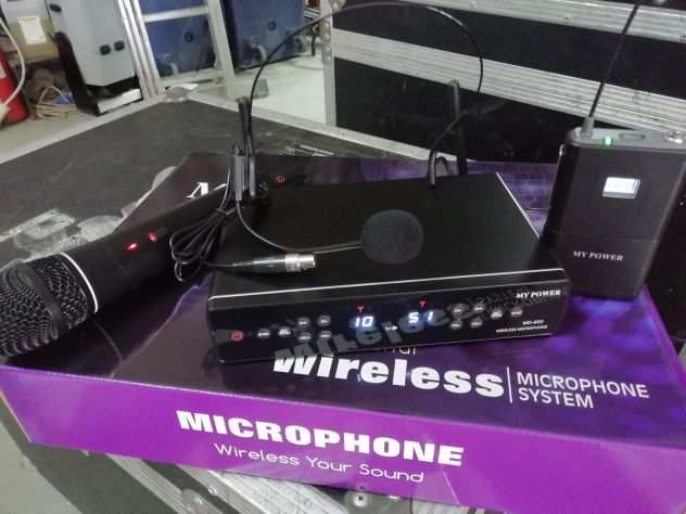 Radiomicrofono dual set Palmare
