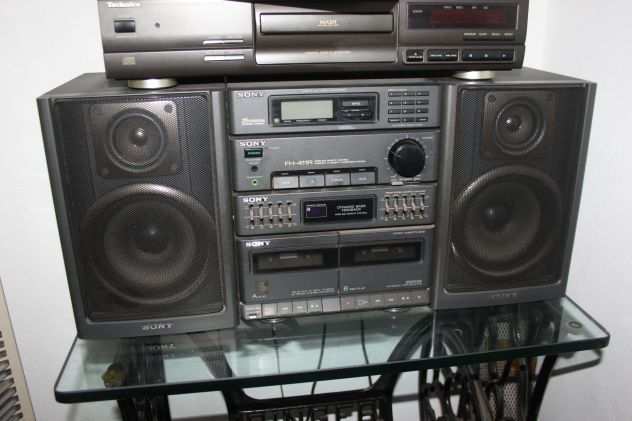 Radioregistratore portatile doppia piastra BOOMBOX GHETTO BLASTER SONY FH-411R