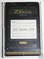RAM CARD KORG MCR-03 SCR-512 RAM CARD ROLAND M256 M512
