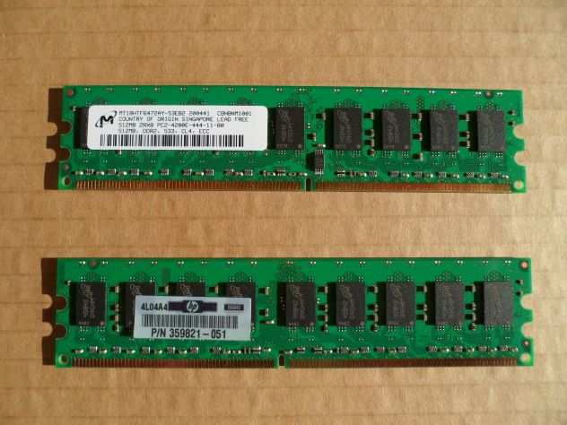 RAM DDR-2 DDR2 DDR 2 PC2-4200 533 MHz ECC 512 MB