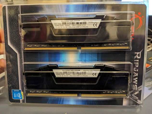 RAM DDR4 G.Skill Ripjaws V 32 GB (2x16GB) 3200MHz