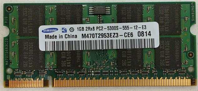 RAM SAMSUNG SO-DIMM 1 GB DDR2 PC-5300