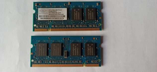 Ram so-dimm 512 mb PC2 5300S DDR2